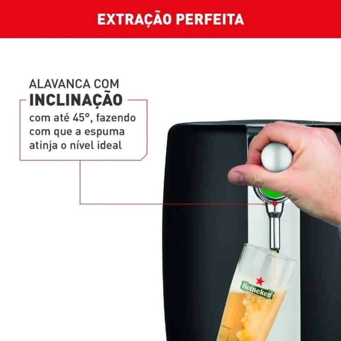 Chopeira Elétrica Heineken Beertender Krups com Capacidade de 5 Litros Preta B101 - Image 4