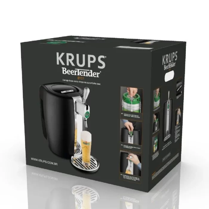 Chopeira Elétrica Heineken Beertender Krups com Capacidade de 5 Litros Preta B101 - Image 9