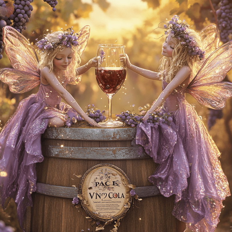 🍷✨ Encanto Vinícola: Fantasia e Realismo na Arte dos Vinhos ✨🍇
