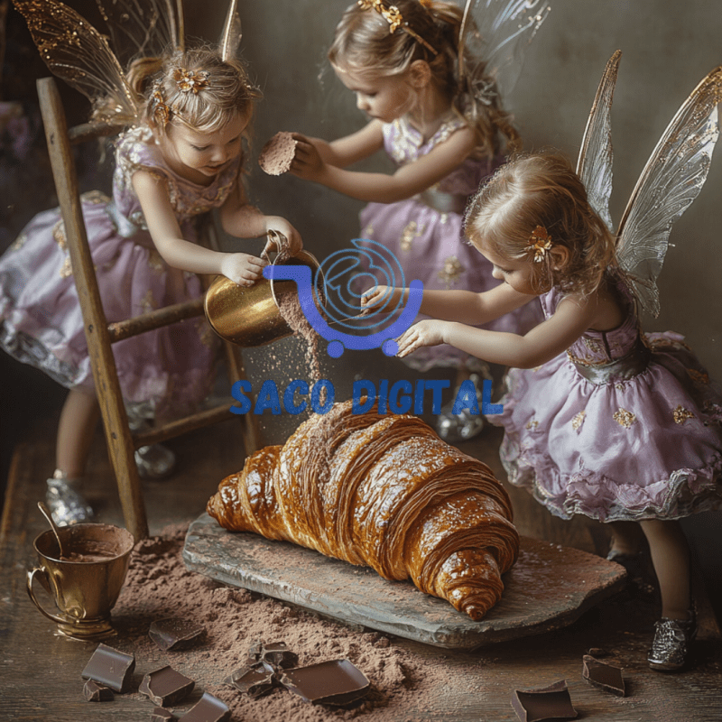 🥐 Encanto Gastronômico: Fantasia e Realismo na Arte dos Croissants ✨