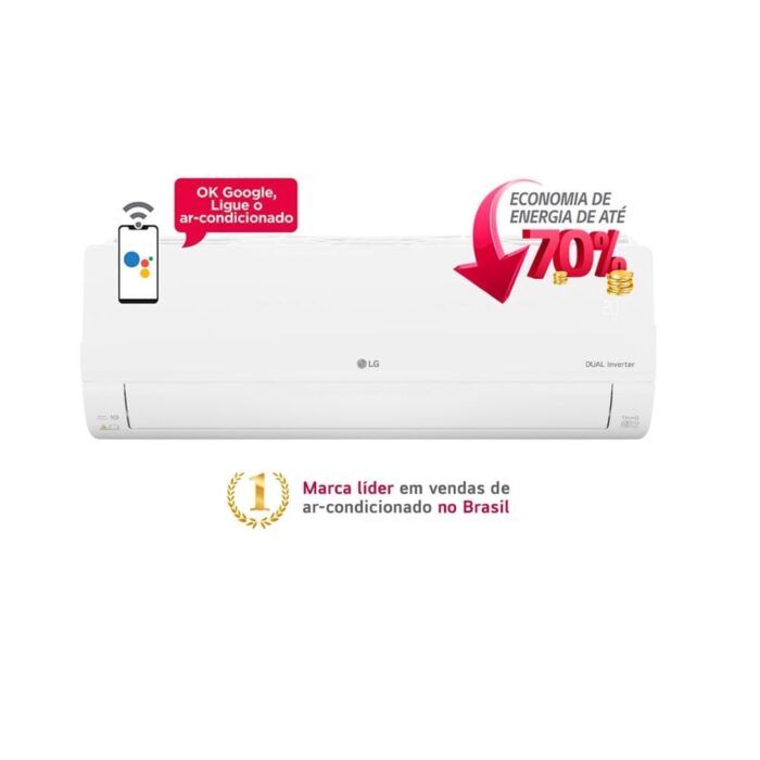 Ar-Condicionado Inverter Split LG DUAL Inverter Voice +AI 12.000 BTUs R-32 Quente/Frio 220V- S3-W12JA31A - Image 2