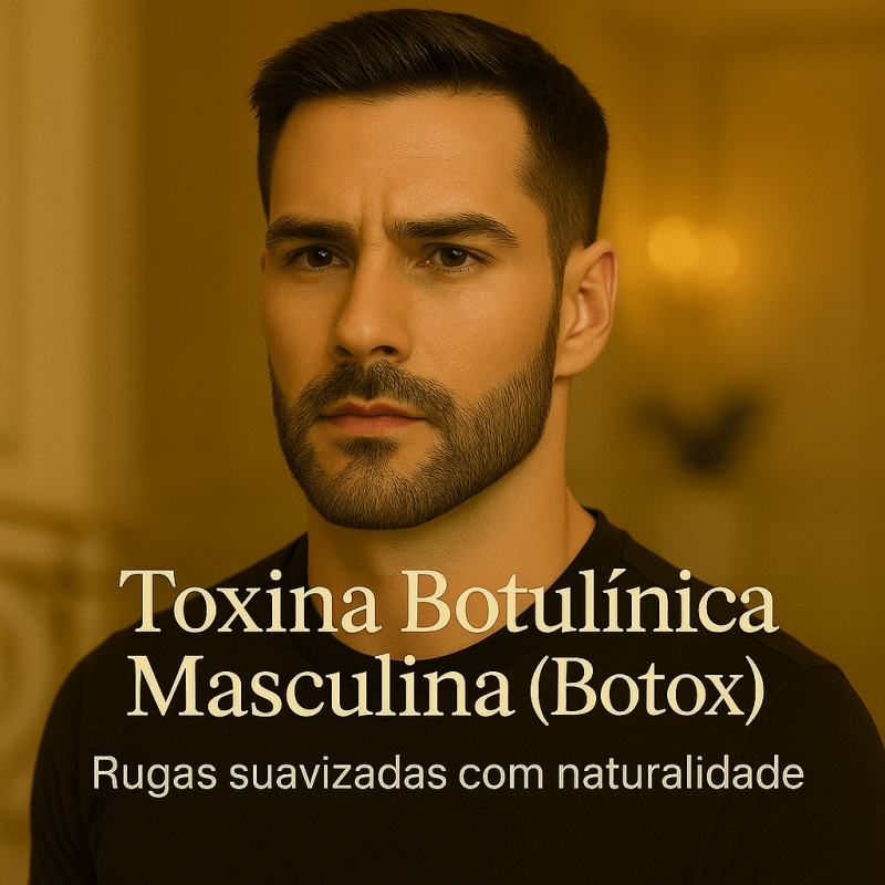 💉 Toxina Botulínica Masculina (Botox): Rugas Suavizadas com Naturalidade e Precisão