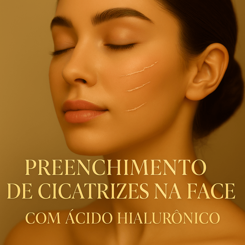 ✨ Preenchimento de Cicatrizes com Ácido Hialurônico ✨