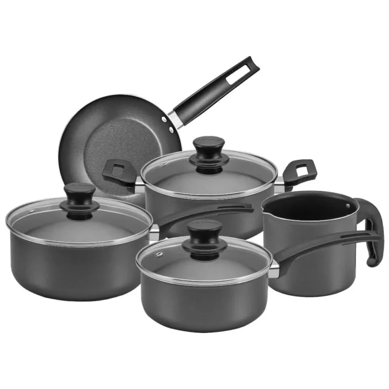 Conjunto de Panelas Panelux 51524 5 Peças Antiaderente Grafite