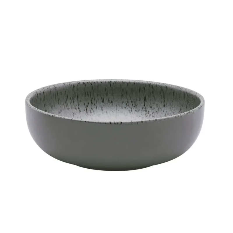 Tigela Flat Oxford AO07-1C05 Gray 600ml Cerâmica Cinza