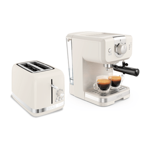 Kit Cafeteira Expresso e Torradeira Soleil Marfim - 127V