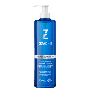 Sabonete Dermo Facial Zeta Skin Tripla Ação 300ml