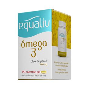 Suplemento Alimentar Equaliv Ômega 3 1.000mg 120 Cápsulas Gel