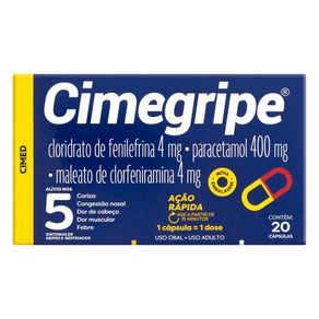Cimegripe 20 Cápsulas