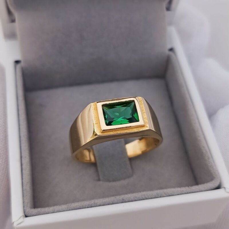 Anel de Formatura Masculino Mod. M1 (Escolha a Cor da Pedra)