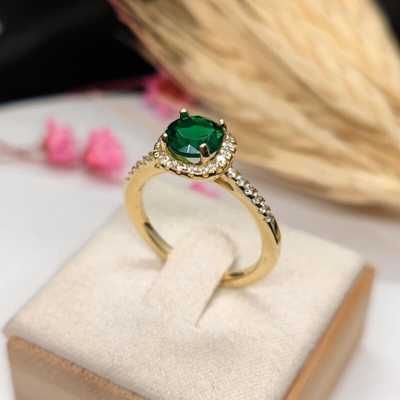 Anel de Formatura Premium Mod. Elizabeth (Escolha a Cor da Pedra Maior)