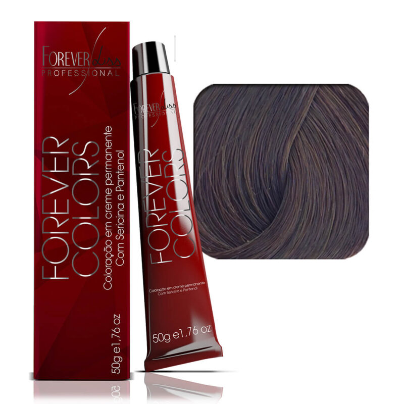 Coloração Forever Colors Cobre Acinzentado 6-41 Louro Escuro