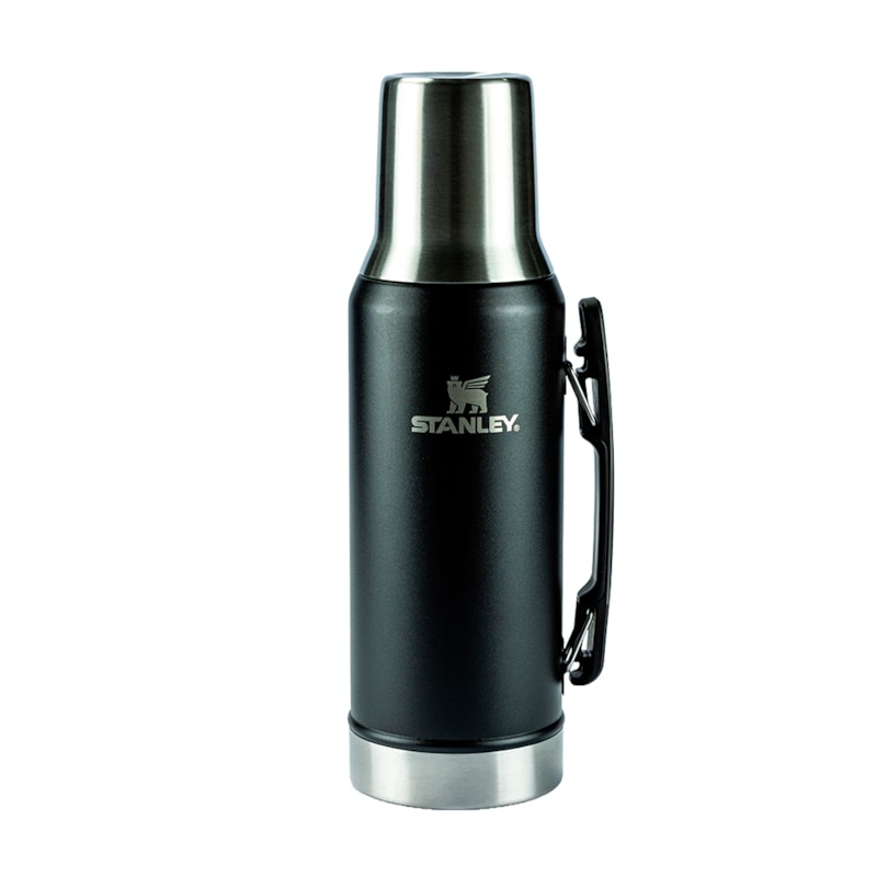 Garrafa Térmica Mate System Matte Black | 1.2L