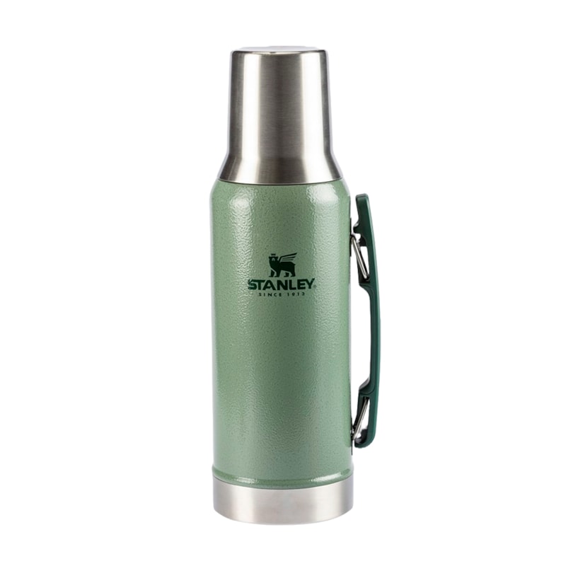 Garrafa Térmica Mate System Hammertone Green | 1.2L