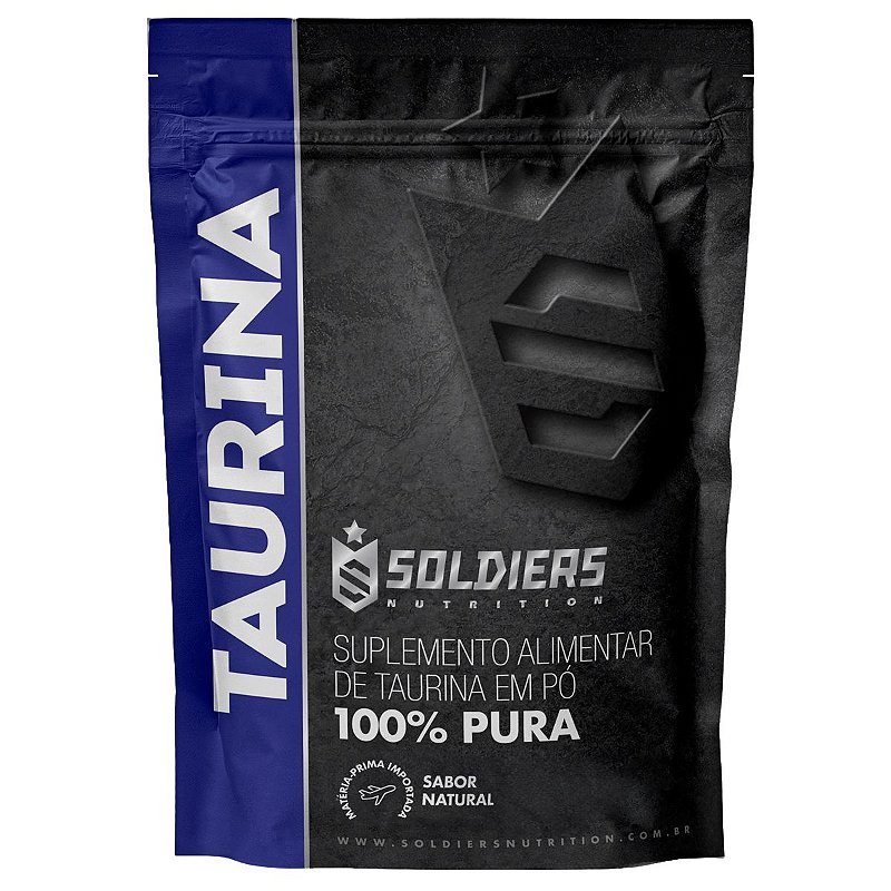 L-Taurina - 100% Pura Importada - Soldiers Nutrition