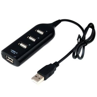 HUB USB 2.0 MD9, 4 Portas, Preto - 7437
