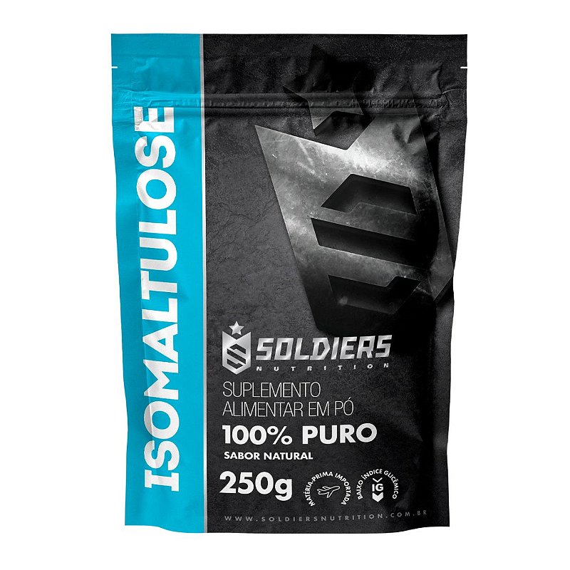 Isomaltulose 250g - 100% Puro Importado - Soldiers Nutritions