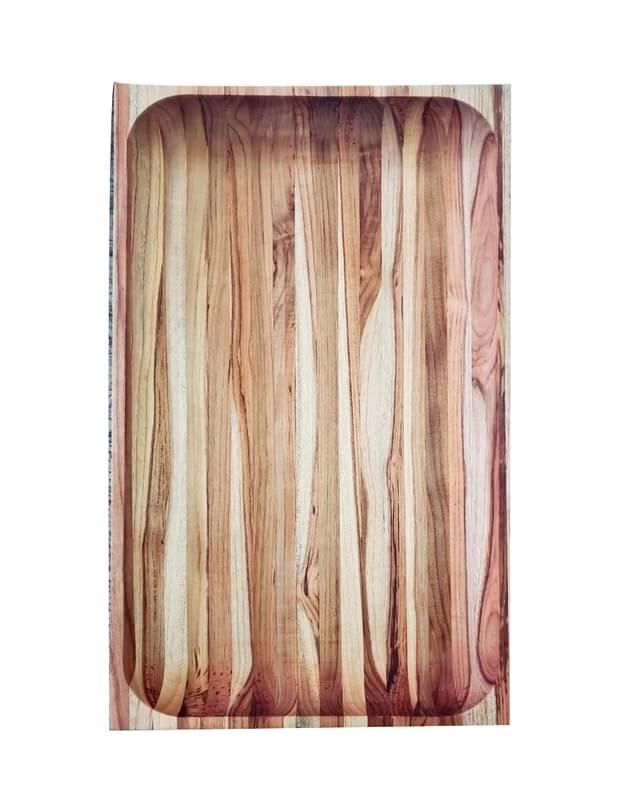 Gamela Média Tramontina em Madeira Teca 45x28cm