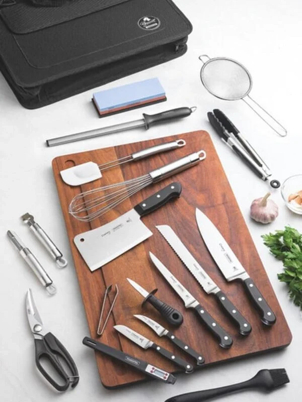 Kit Chef Tramontina Century com Lâminas em Inox com Maleta 20 Peças