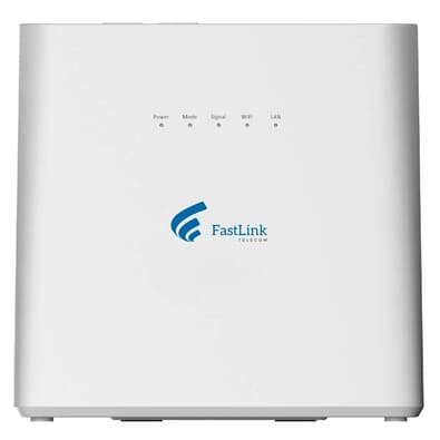 Modem Roteador FastLink Telecom FLT718b, 4G, Wi-Fi, Branco