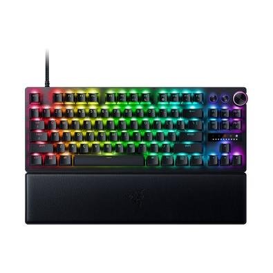 Teclado Gamer Razer Huntsman V3 Pro Tenkeyless, Chroma RGB, Switch óptico, Anti-Ghosting, US, Preto - RZ0304980200