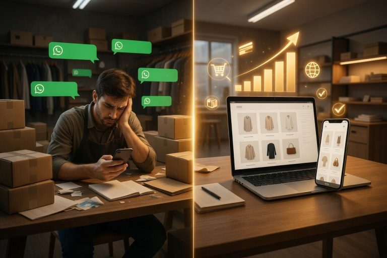 📲 Por que depender só do WhatsApp está travando o crescimento da sua loja (e o que fazer agora)