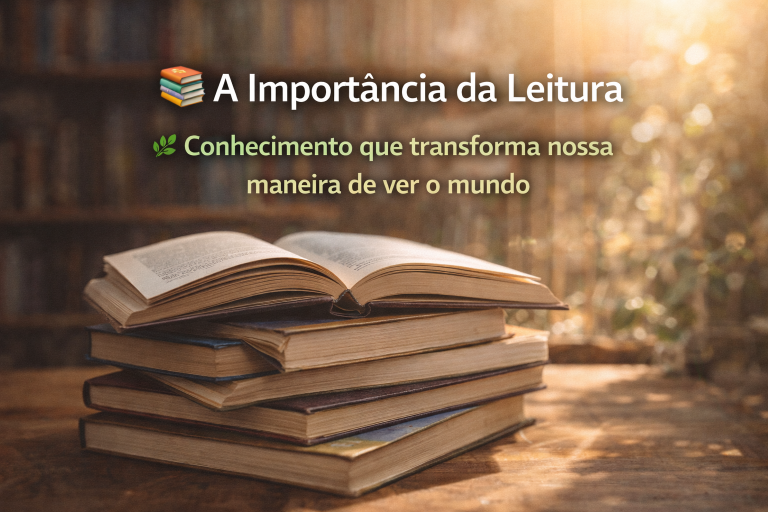 📚 A Importância da Leitura: Como os Livros Podem Transformar a Forma de Ver o Mundo