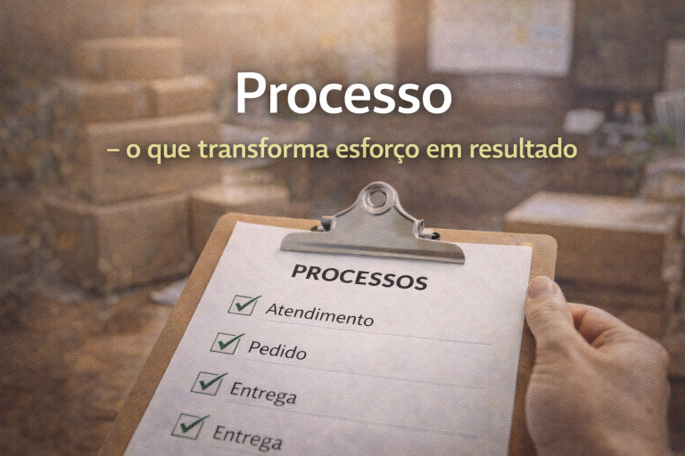 📦 Processo: o que transforma esforço em resultado
